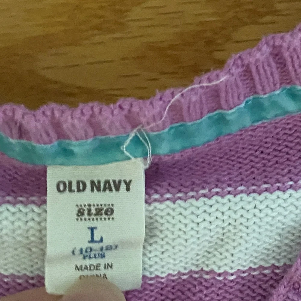 Old Navy Girls NWOT Cargo Skirt + Cotton Sweater L(10/12)